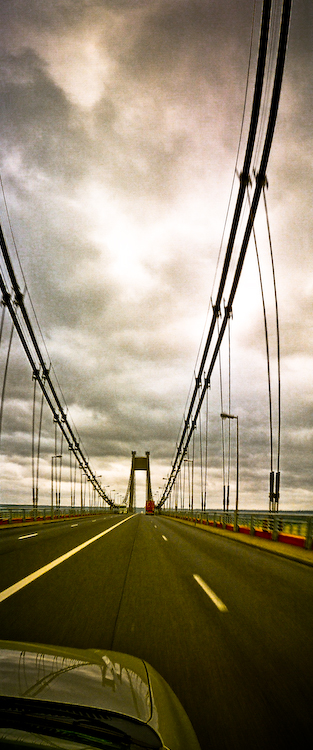 crossing the bridge